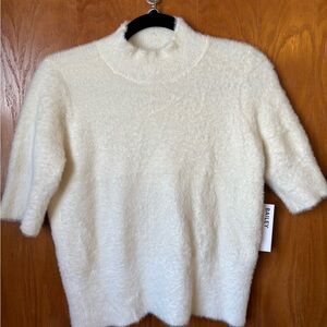 Bailey 44 Cream Fuzzy Sweater